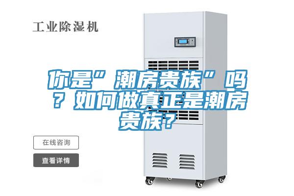 你是”潮房貴族”嗎？如何做真正是潮房貴族？