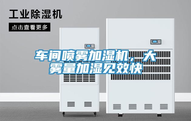 車間噴霧加濕機(jī)，大霧量加濕見效快