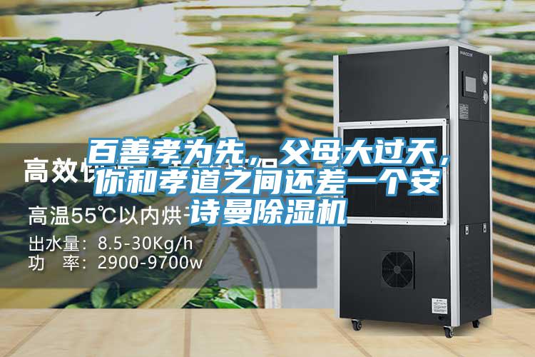 百善孝為先，父母大過天，你和孝道之間還差一個安詩曼除濕機