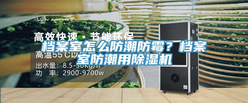 檔案室怎么防潮防霉？檔案室防潮用除濕機