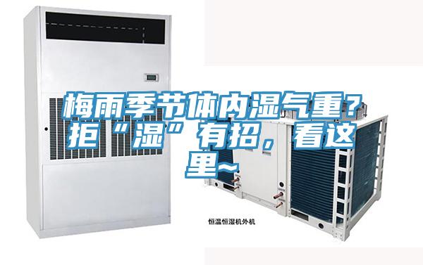 梅雨季節(jié)體內(nèi)濕氣重？拒“濕”有招，看這里~