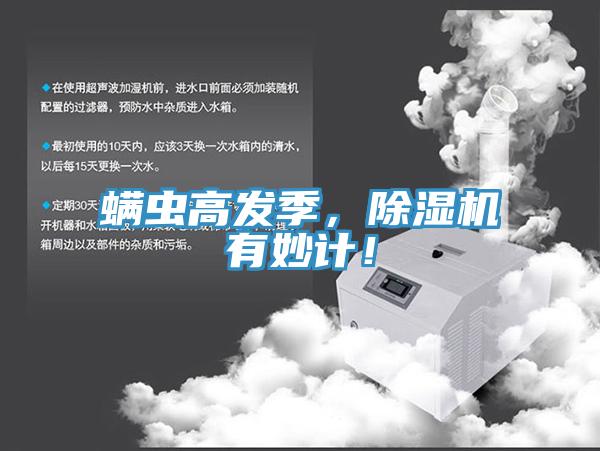 螨蟲高發季，除濕機有妙計！