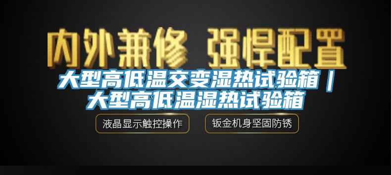 大型高低溫交變濕熱試驗箱｜大型高低溫濕熱試驗箱