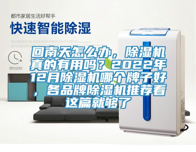 回南天怎么辦，除濕機(jī)真的有用嗎？2022年12月除濕機(jī)哪個(gè)牌子好，各品牌除濕機(jī)推薦看這篇就夠了