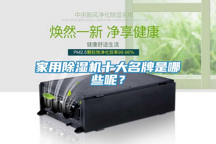 家用除濕機十大名牌是哪些呢？
