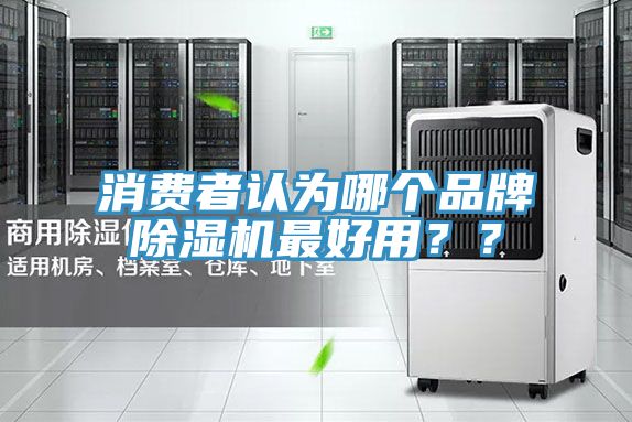 消費者認為哪個品牌除濕機最好用??