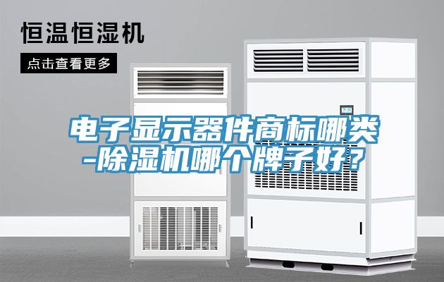 電子顯示器件商標哪類-除濕機哪個牌子好？