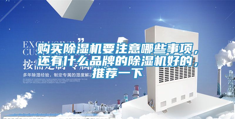 購買除濕機(jī)要注意哪些事項，還有什么品牌的除濕機(jī)好的，推薦一下